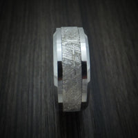 Titanium Ring With Gibeon Meteorite And M3 Mokume Custom Made