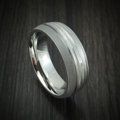 Cobalt Chrome Two Tone Finish Men's Band