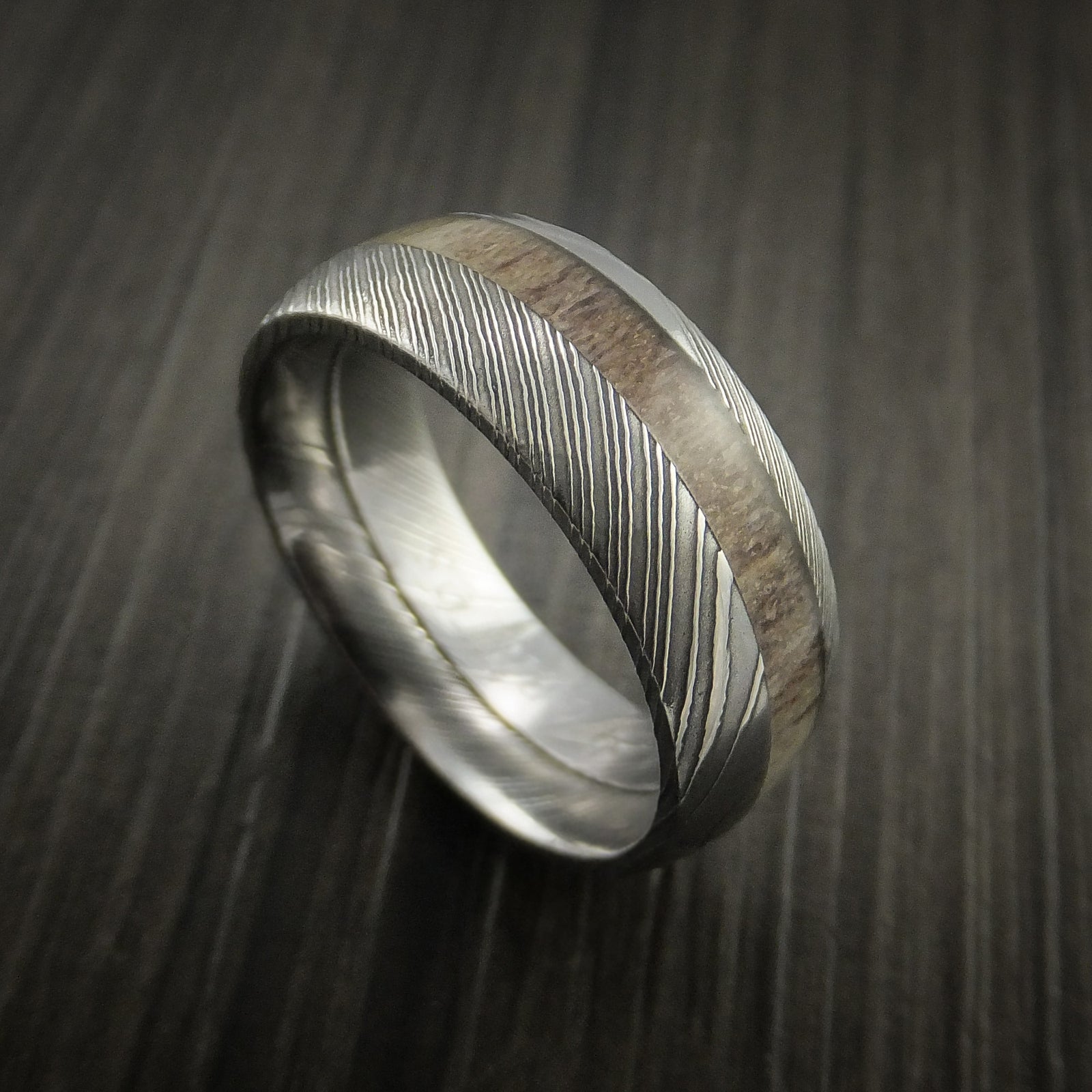 Antler Wedding Rings for Men