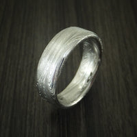 Marbled Kuro Damascus Steel Ring Custom Made Wedding Band