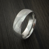 Damascus Steel Ring Wedding Band Custom Made