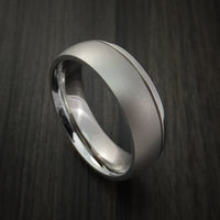 Cobalt Chrome Ring with Two-Tone Finish Custom Made Any Size