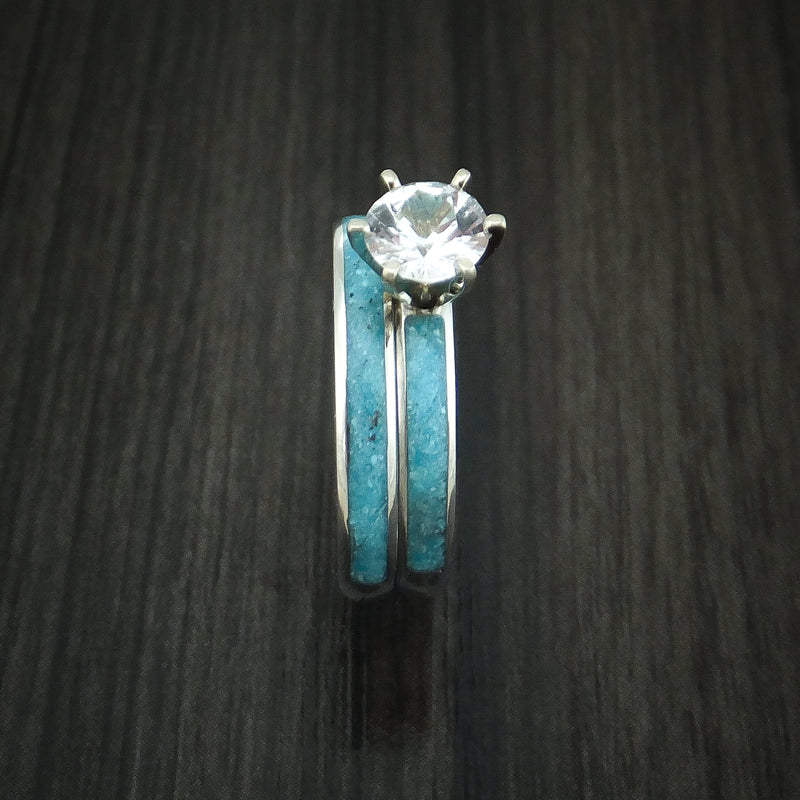 Montana Sapphire, Diamond, & Enamel Ring - 