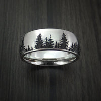 Cobalt Chrome Tree Hunter Ring Custom Made