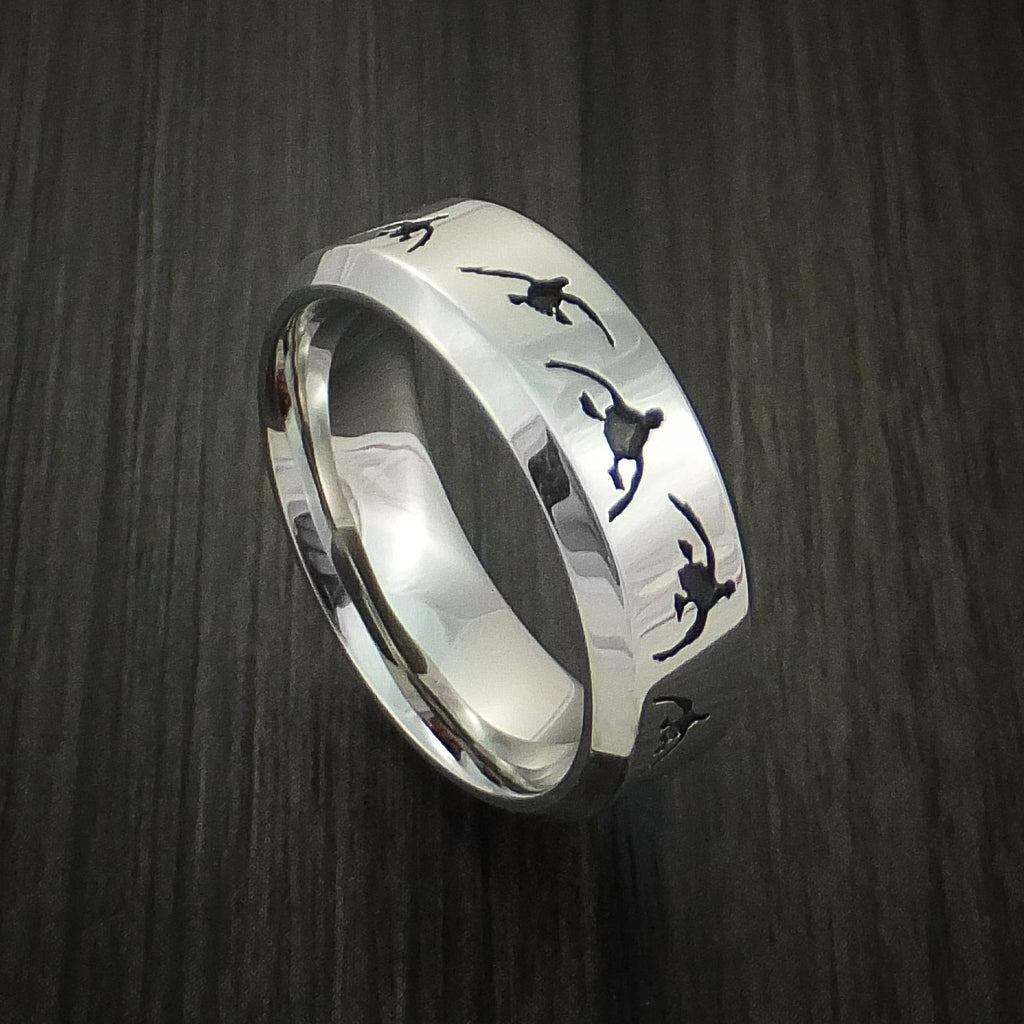 Mens duck clearance hunting wedding bands