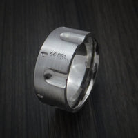 Titanium Revolver Ring .44 Caliber Custom Made Band