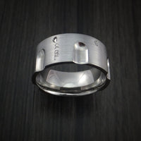 Titanium Revolver Ring .44 Caliber Custom Made Band