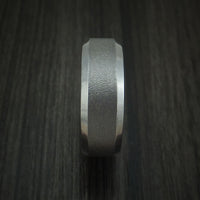 Tantalum Band with Wire Finish Custom Made Ring by Benchmark