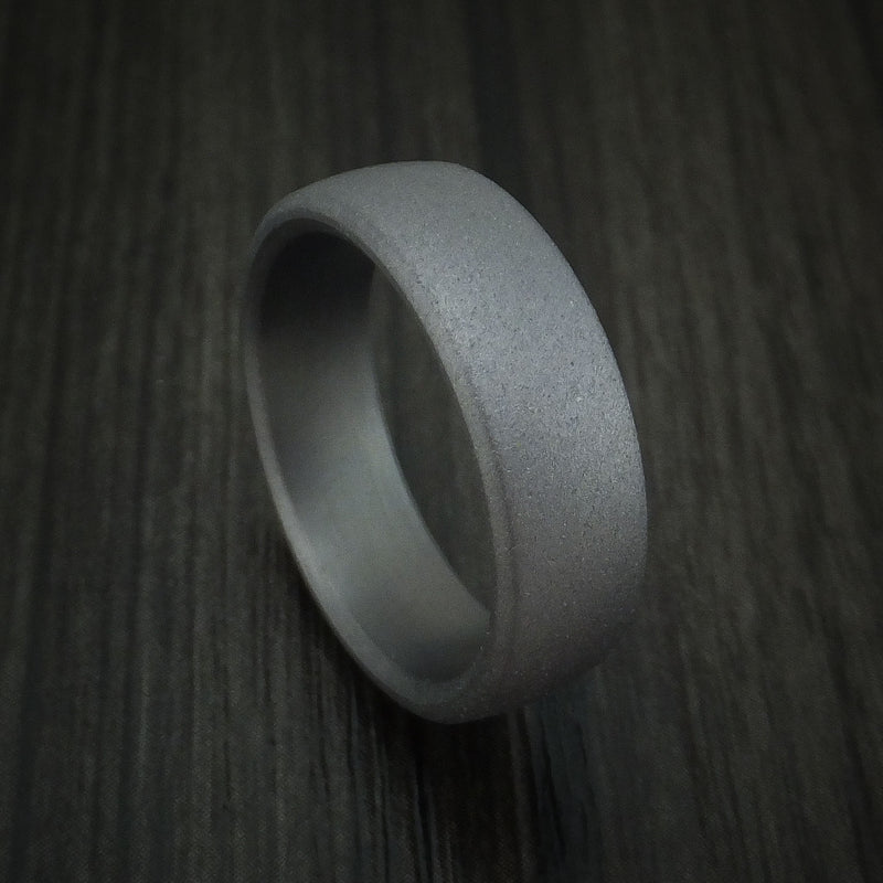 Tantalum Band with Sand Finish Custom Made Ring by Benchmark
