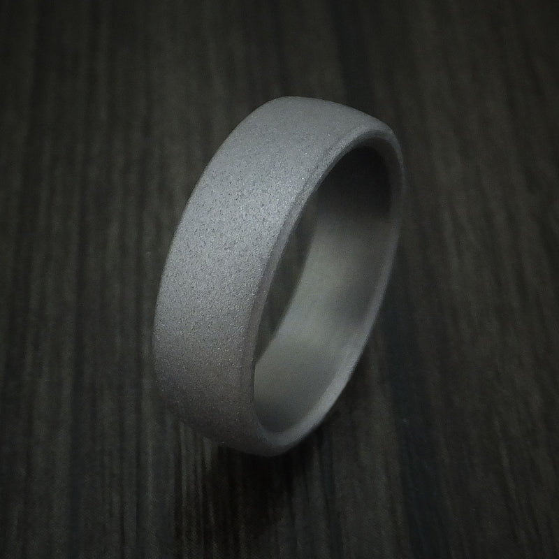 Tantalum Band with Sand Finish Custom Made Ring by Benchmark
