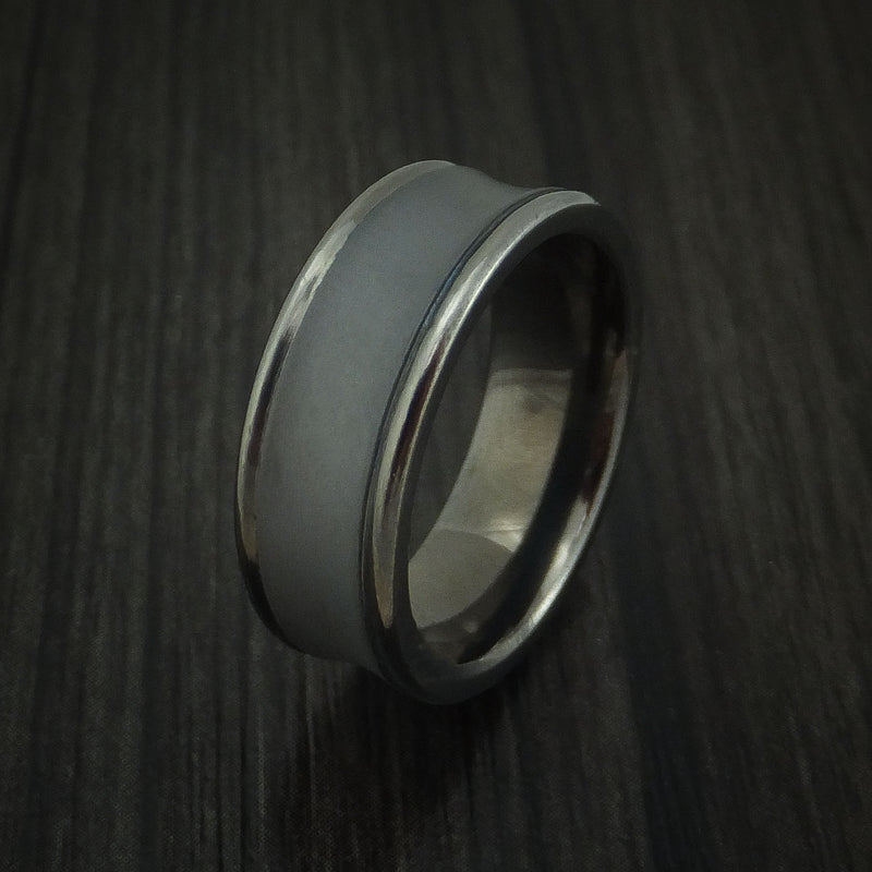 Tantalum Concave Band Custom Made Ring by Benchmark