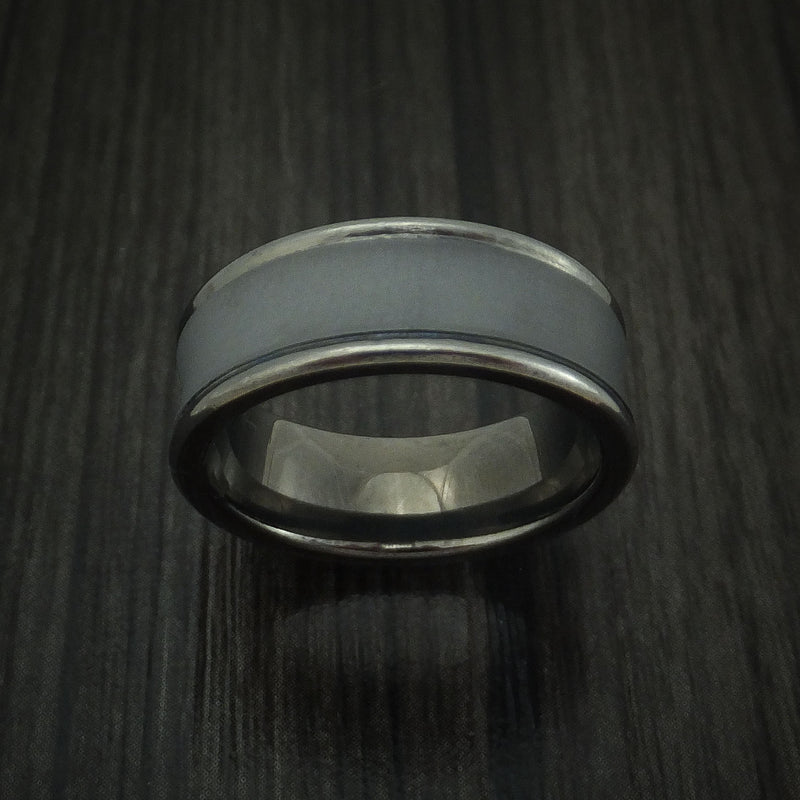 Tantalum Concave Band Custom Made Ring by Benchmark