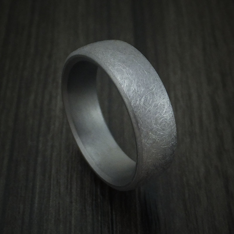 Tantalum Band with Swirled Finish Custom Made Ring by Benchmark