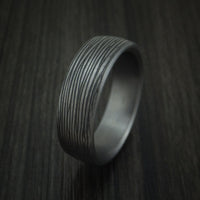 Tantalum Band with Textured Finish Custom Made Ring by Benchmark