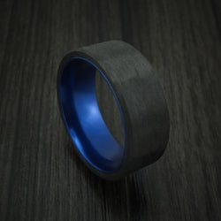Solid Carbon Fiber Ring with Anodized Sleeve Custom Made