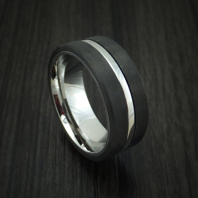 Cobalt Chrome and Carbon Fiber Band Custom Made