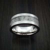 Cobalt Chrome and Antler Ring Custom Made Band