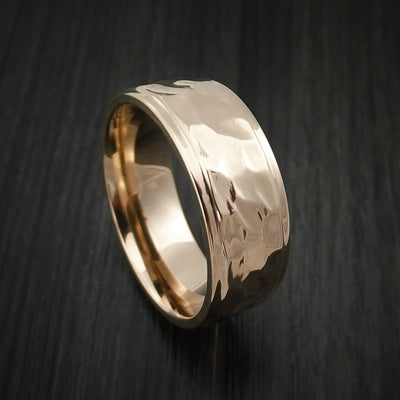 14K Rose Gold Classic Style Wedding Band Custom Made