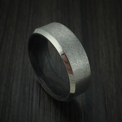 Cobalt Chrome and Forged Carbon Fiber Custom Made Ring