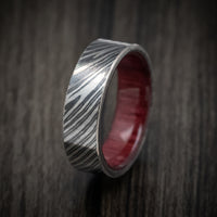 Zircu-Ti Men's Ring with Wood Sleeve Custom Made Band