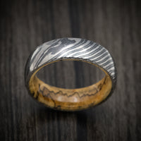 Zircu-Ti Men's Ring with Wood Sleeve Custom Made Band