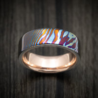 Kuro-Ti Men's Ring with 14K Gold Sleeve Custom Made Band
