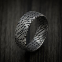 Superconductor Men's Ring with Cerakote Accent Grooves Custom Made Band