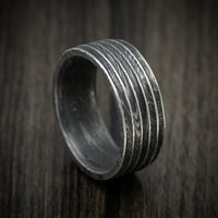 Tightweave Kuro Damascus Steel Men's Ring Custom Made Band