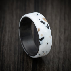 Carbon Fiber and Venetian Composite Men's Ring