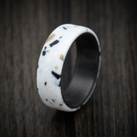 Carbon Fiber and Venetian Composite Men's Ring