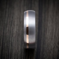 Tantalum And 14K Gold Men's Ring Custom Made