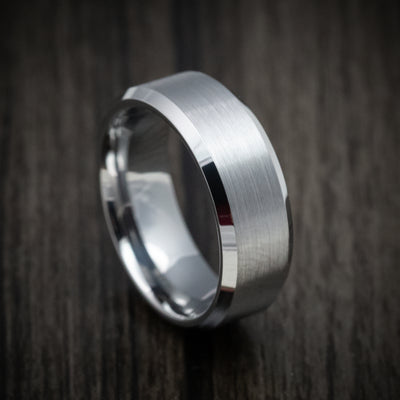 Tungsten Men's Ring with Satin Finish Band