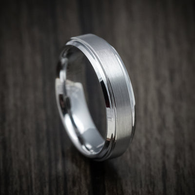 Tungsten Men's Ring with Satin Finish Band