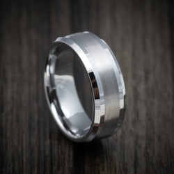 Tungsten Men's Ring with Satin Finish Custom Made Band