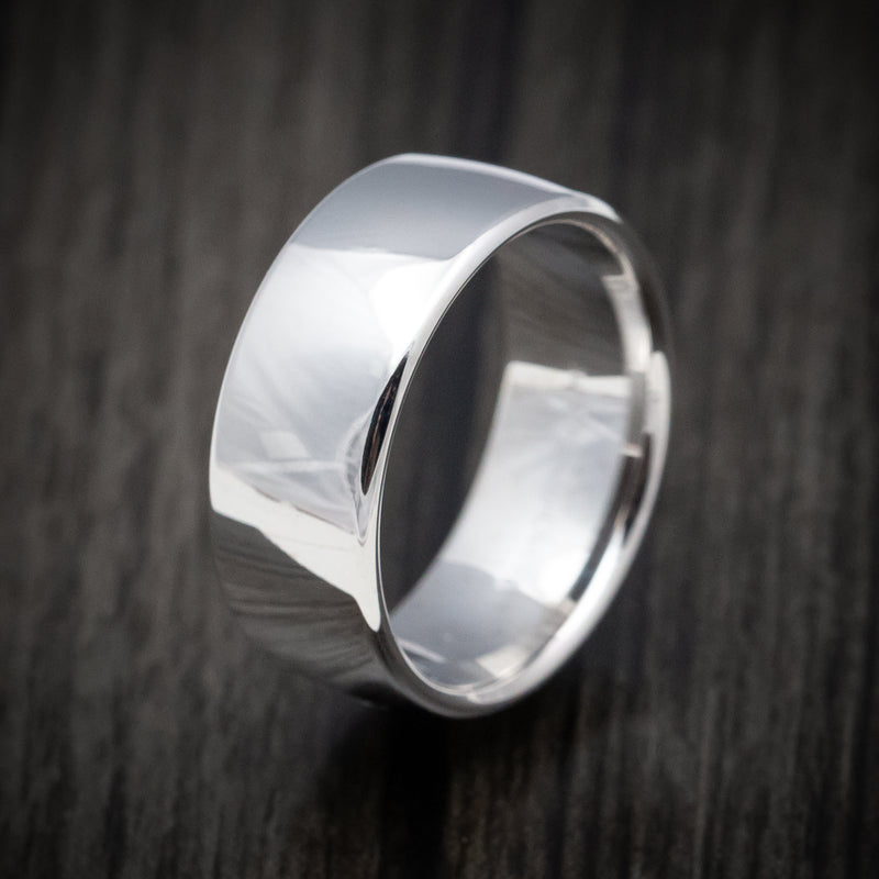 5mm Hammered Silver Mens Wedding Band Ring — Inchoo Bijoux