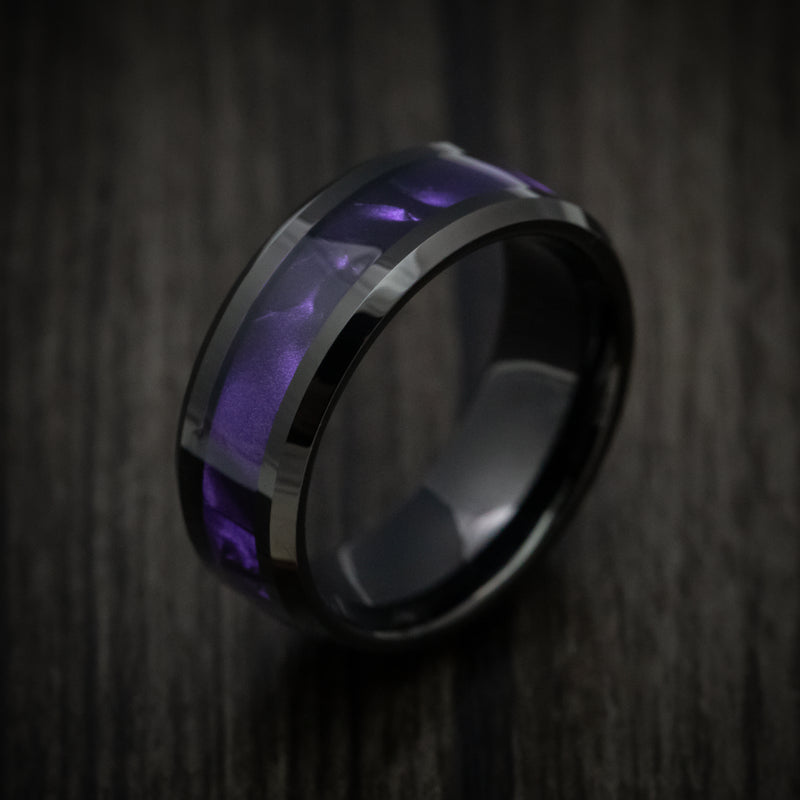 Stylish Daily Party Biker Alloy Crystal Purple Rectangle Ring For Men –  ZIVOM