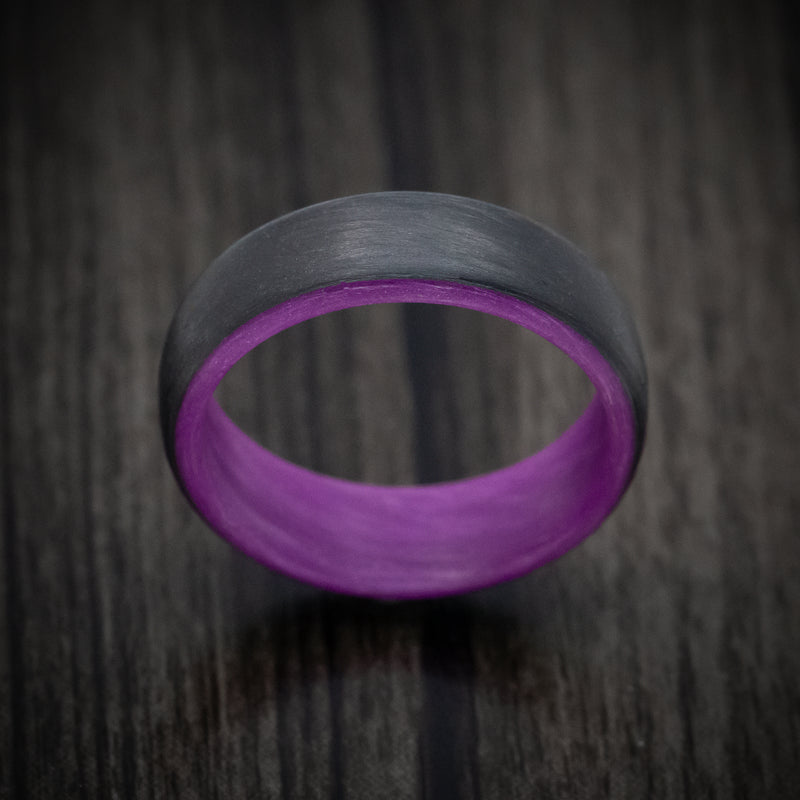 Genuine Moonstone ring, Purple moonstone, Fuscia ring, Tungsten band, –  Upstate Resin Works LLC
