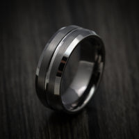 Tungsten Men's Ring with Satin Finish