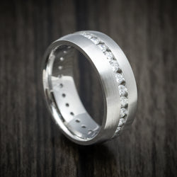 Cobalt Chrome Eternity Lab Diamond Men's Ring