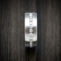 Cobalt Chrome Eternity Lab Diamond Men's Ring