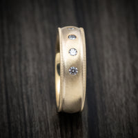 14K Gold and Diamond Men's Ring Custom Made