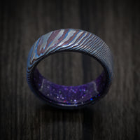 Kuro-Ti and DiamondCast Sleeve Men's Ring Custom Made
