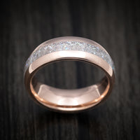 14K Gold and DiamondCast Inlay Men's Ring Custom Made