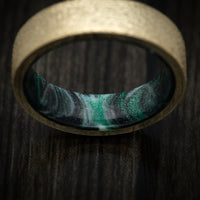 14K Gold and DiamondCast Sleeve Men's Ring Custom Made