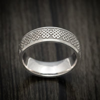 14K Gold Tibetan Knot Custom Design Men's Ring