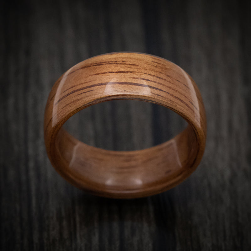 Solid Koa Wood Men's Ring Handmade Band