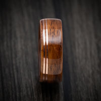 Solid Wood Men's Band with Copper Inlays