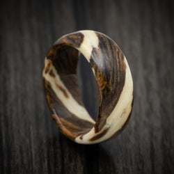 Driftwood Bocote Rose Gold Wood Ring | Man ring | Wedding Band | wooden  ring | Rose gold ring | Destination Wedding | Ring for woman | Gift