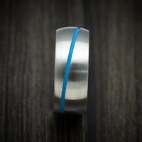 Titanium and Cerakote Men's Ring Custom Made Band