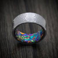Tantalum and Dichrolam Sleeve Men's Ring Custom Made Band